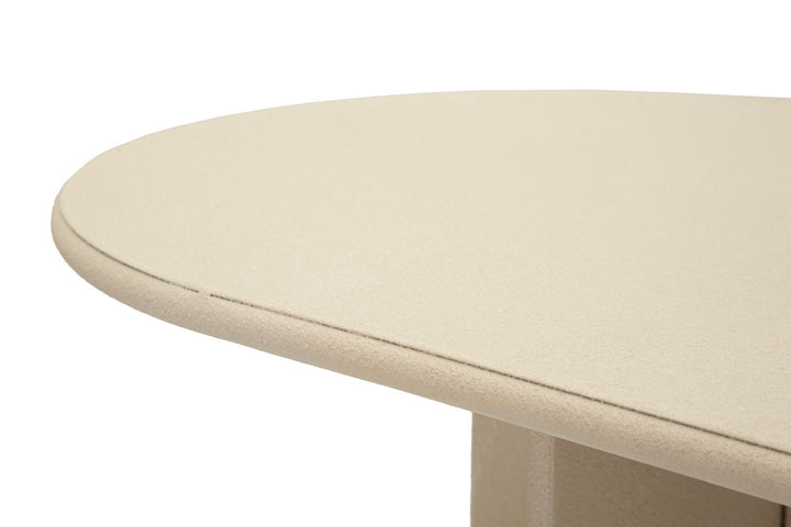 Konsolbord i creme, jern – 120x40x75 cm