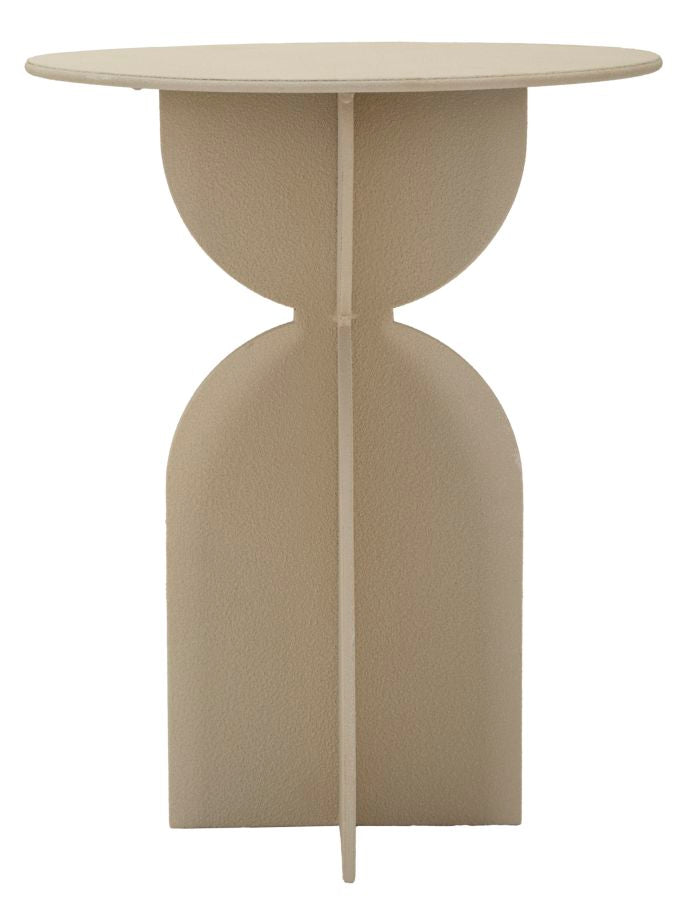 Bord i creme, jern – 45x58 cm