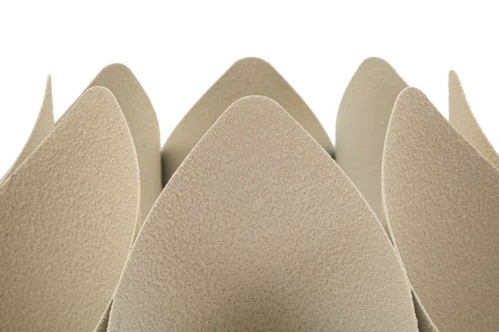 Lampe i creme af jern – 39x5x155 cm