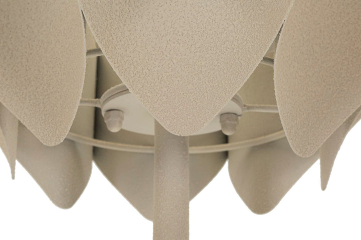 Lampe i creme af jern – 39x5x155 cm