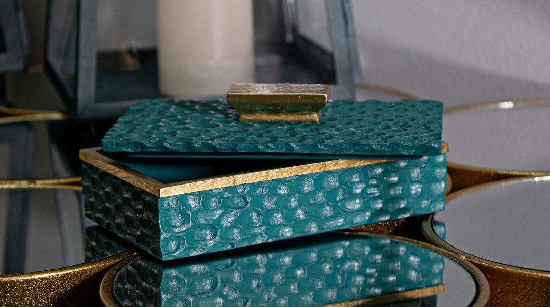 Glam æske i polyresin – 18x8x6 4x10x8 cm