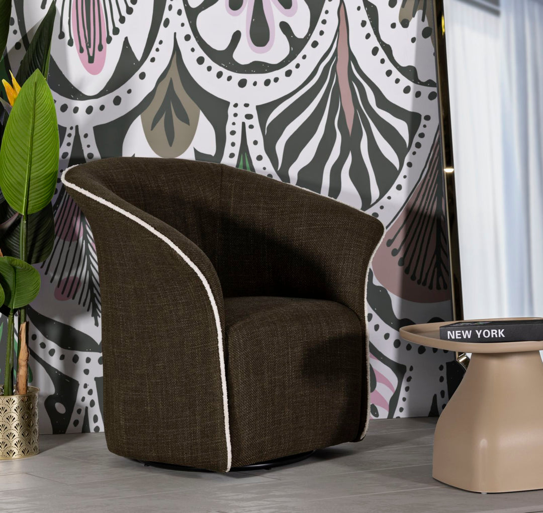 Lænetol i grøn, polyester – 70x72x75, 44x5 cm