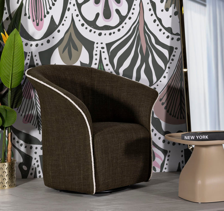 Lænetol i grøn, polyester – 70x72x75, 44x5 cm