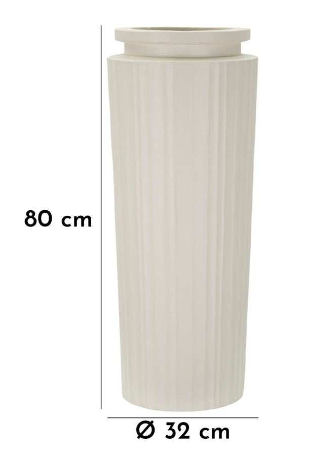 Vase i cremehvid