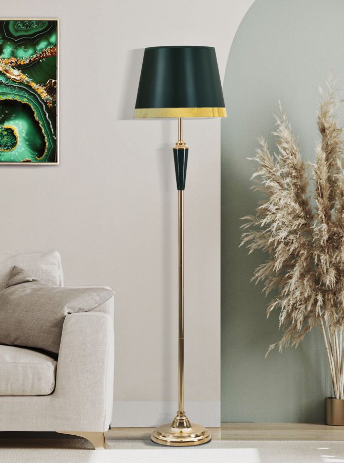 Glam lampe i jern og stof – 40x170 cm