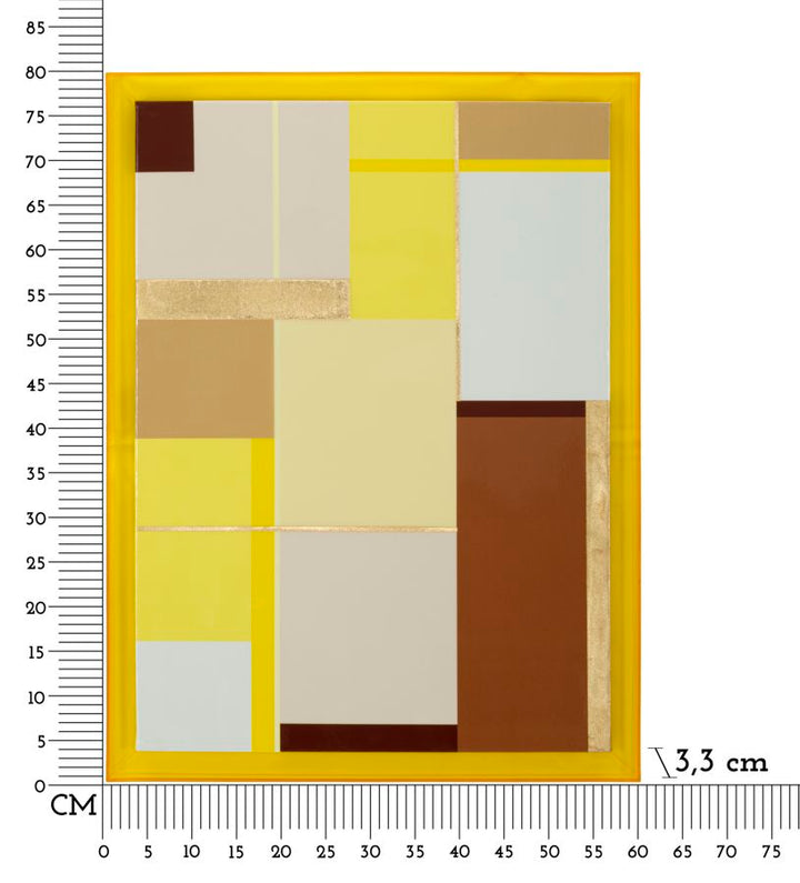 Canvas print, fyrretræ, lærred og plast  – 60x3x3 cm