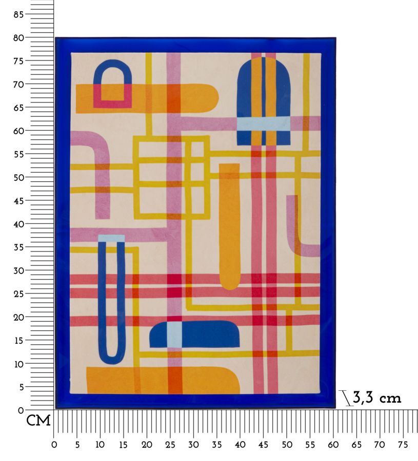 Billedramme af fyrretræ, lærred og plast – 60x3x3 cm - canvas print