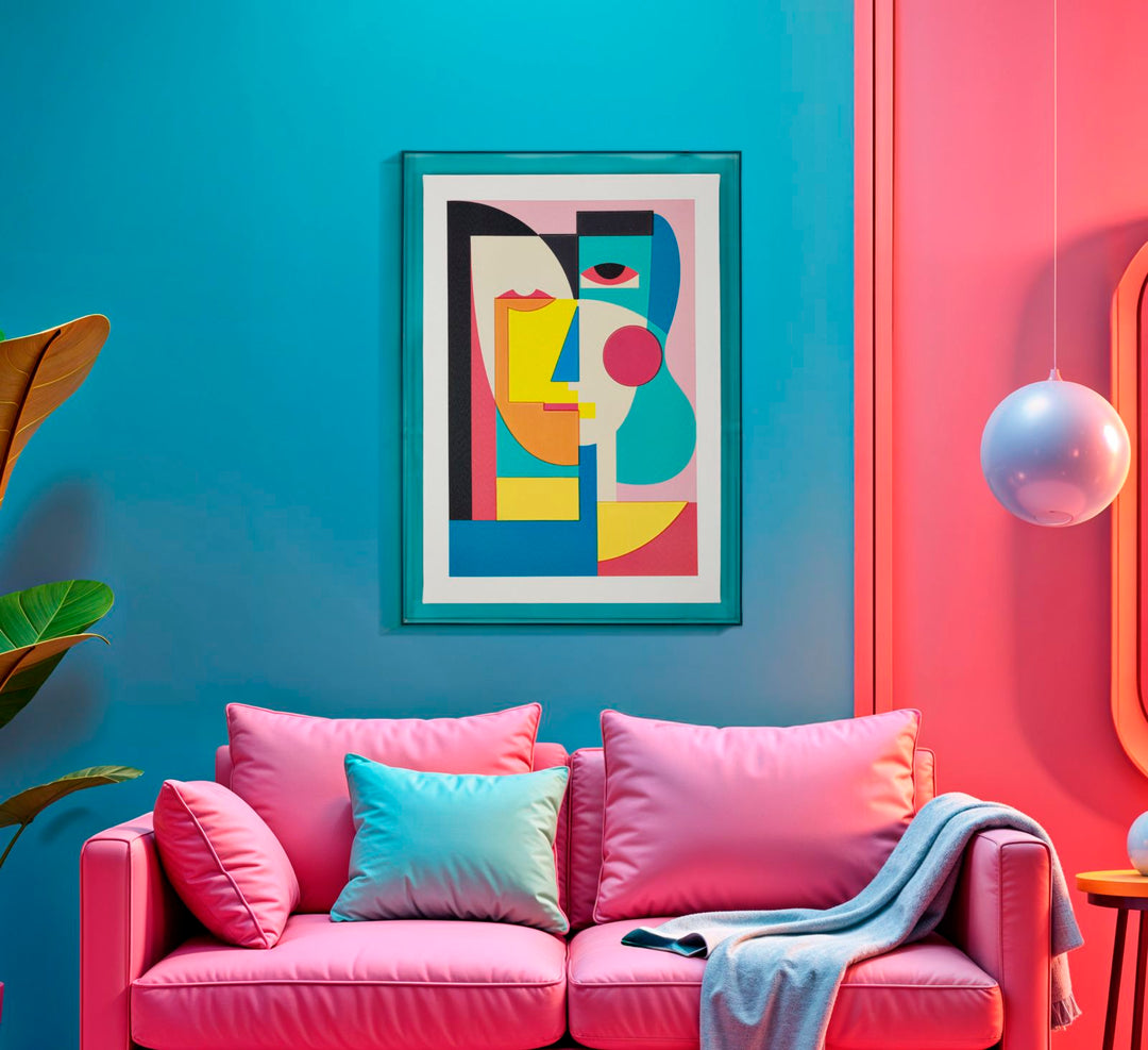 Canvas print, fyrretræ, lærred og plast – 3x3x70 cm