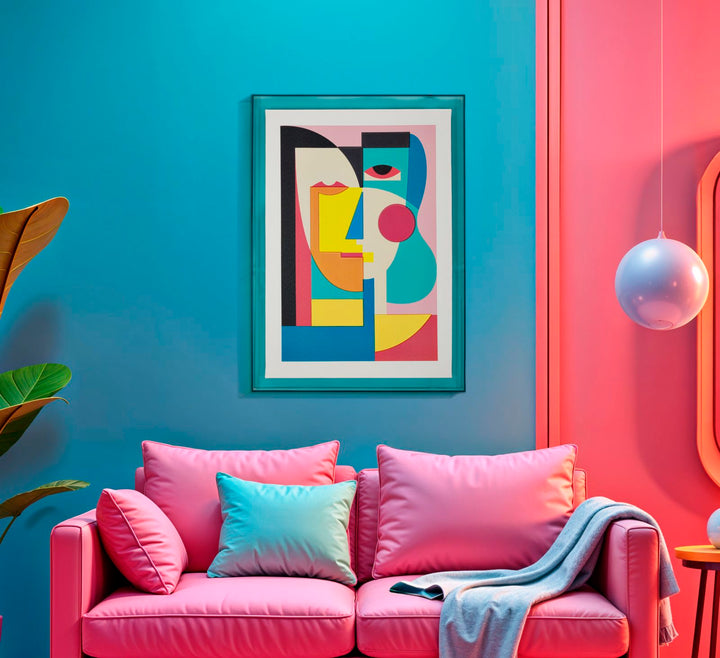 Canvas print, fyrretræ, lærred og plast – 3x3x70 cm