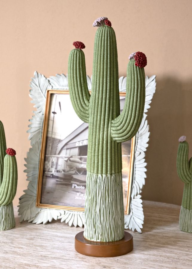 Pyntekaktus i polyresin – 16x5x11 cm