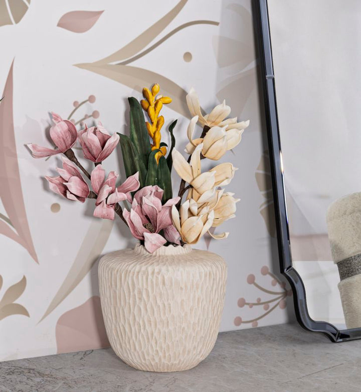 Vase i creme – 35x32x5 cm