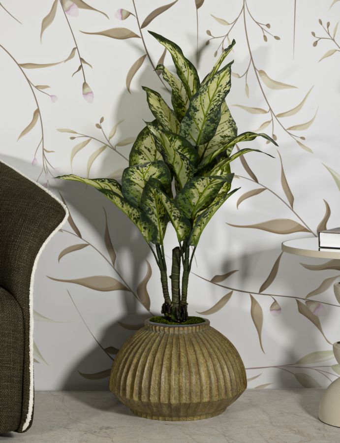 Vase i grøn – 40x26x5 cm