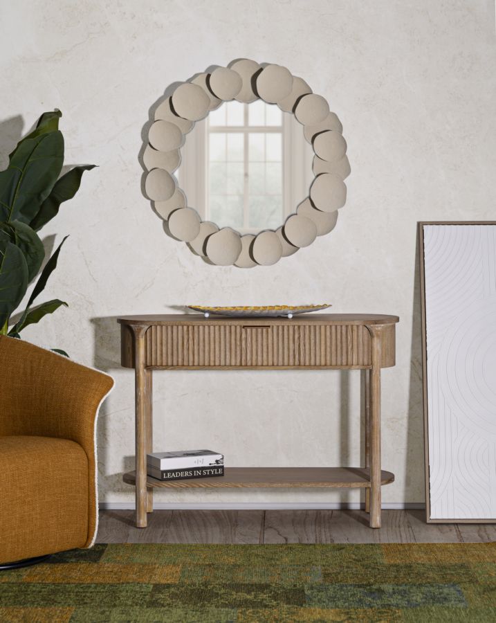 Moderne konsolbord i træ, MDF and jern – 110x40x80 cm