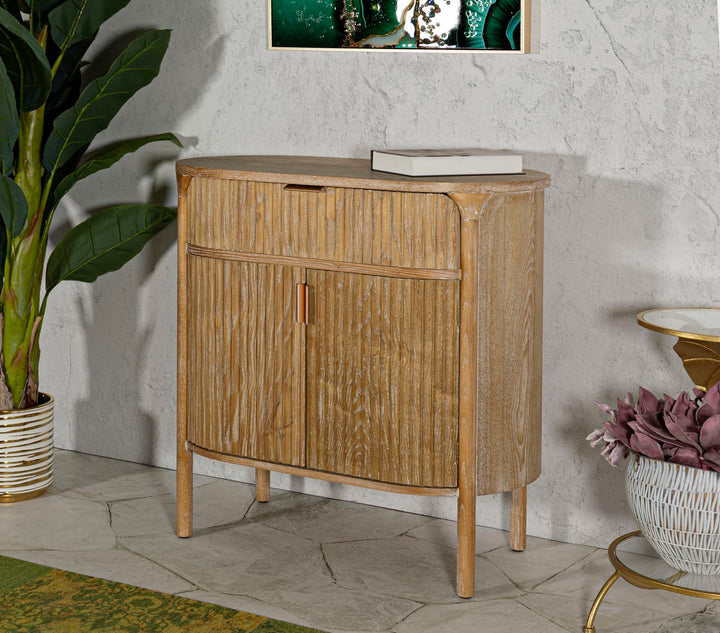 Elegant kommode i træ, MDF and jern – 81x46x82 cm