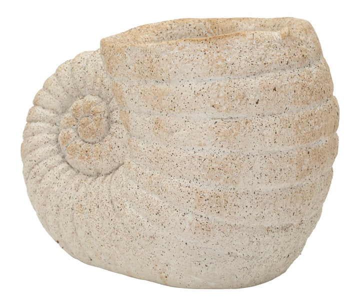 SHELL SAND VASE -A- CM 33X19X23 (ÅBNING CM Ø 13)