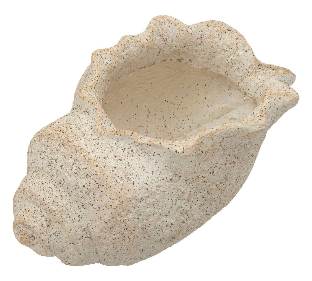 SHELL SAND VASE -B- CM 35X23X18 (ÅBNING CM Ø 17 x 14)