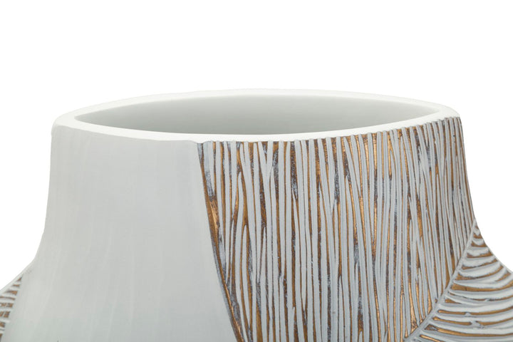 HO CHI MINH RESIN VASE CM 35X13,5X37,5 (HOLE CM 16X6)