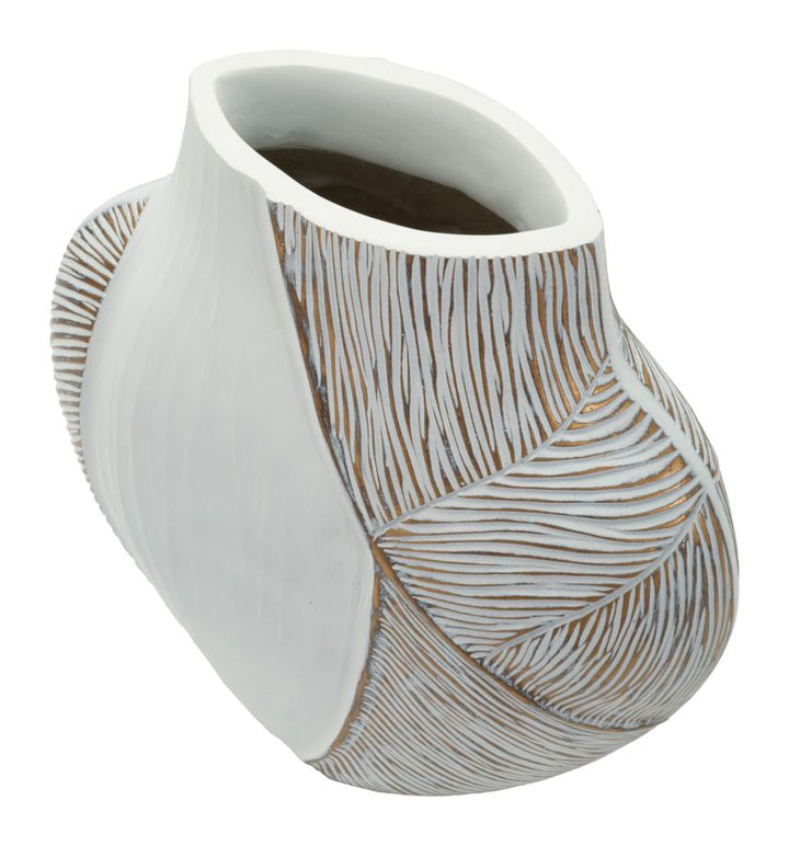 HO CHI MINH RESIN VASE CM 27X11,5X31 (HOLE CM 12X6)