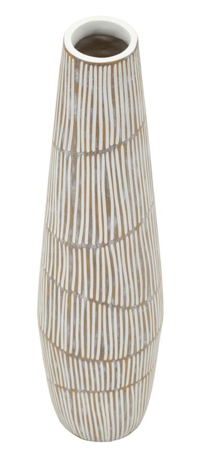 HANOI RESIN VASE CM Ø 17X68,5 (AHOLE CM Ø 6)