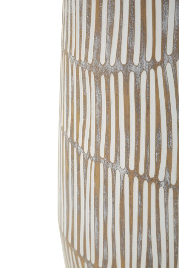 HANOI RESIN VASE CM Ø 17X68,5 (AHOLE CM Ø 6)