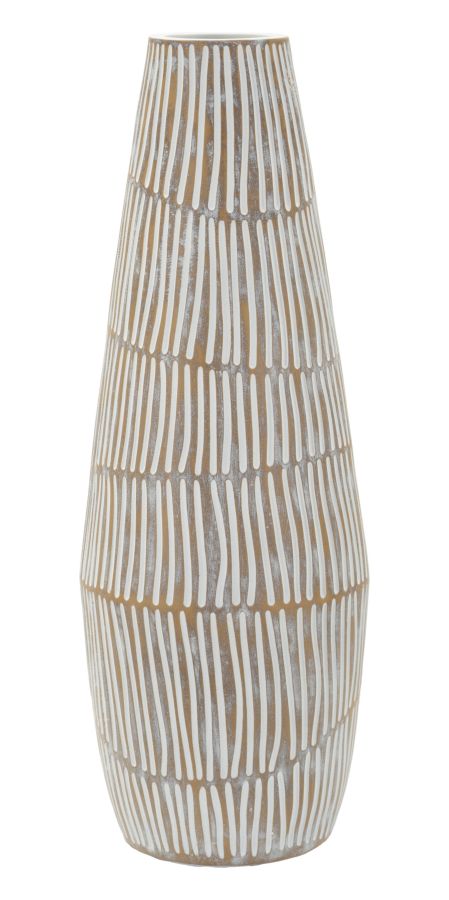 HANOI RESIN VASE CM Ø 17X47 (HOLE CM Ø 6)