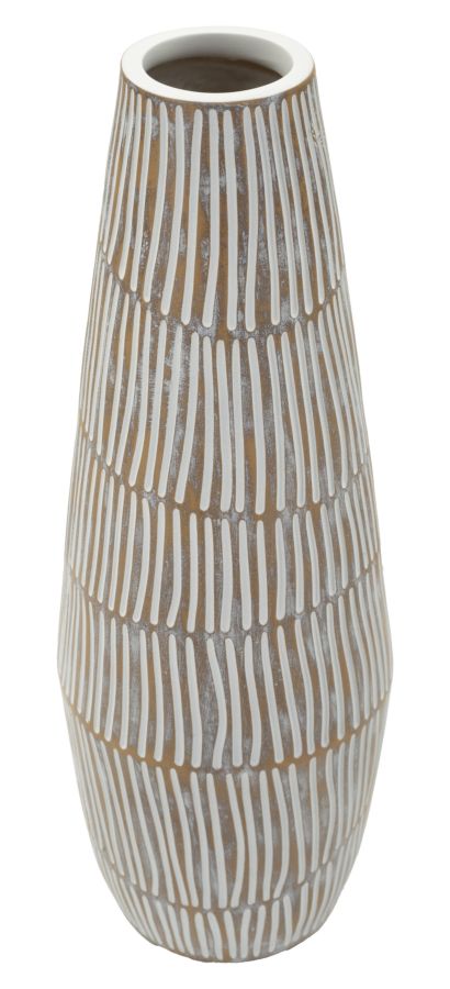 HANOI RESIN VASE CM Ø 17X47 (HOLE CM Ø 6)