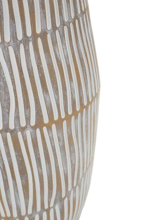 HANOI RESIN VASE CM Ø 17X47 (HOLE CM Ø 6)