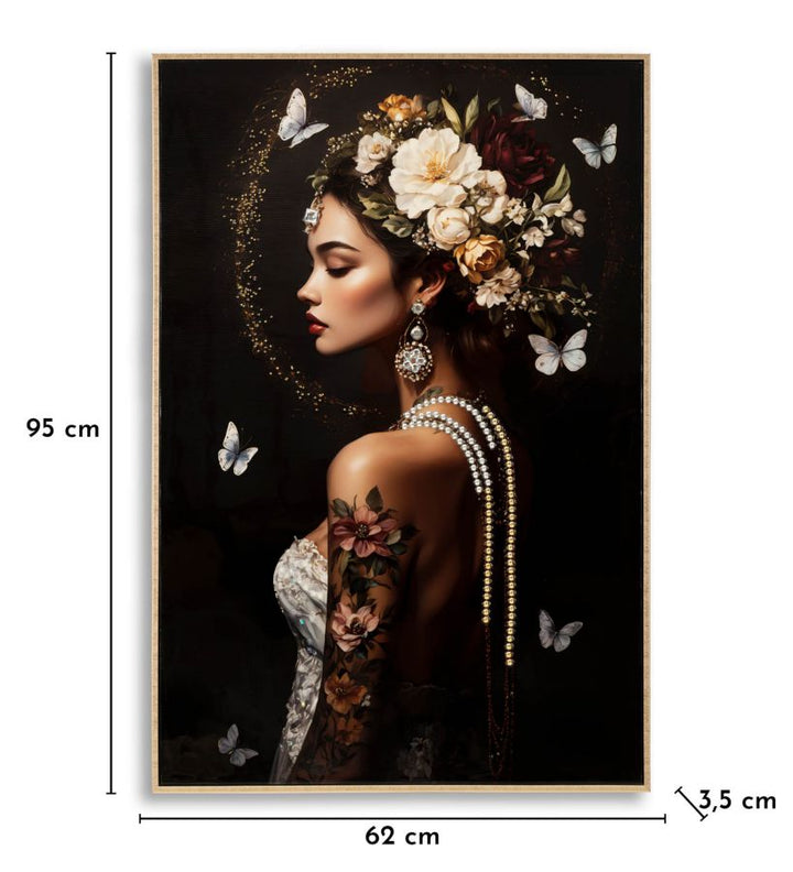 Lærredsprint Persian med ramme -B- (62 x 3,5 x 92 cm)