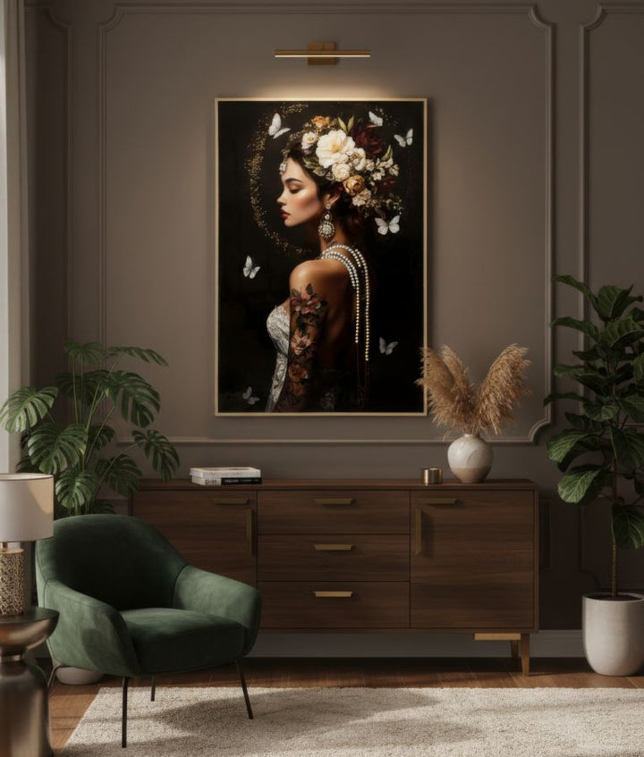 Lærredsprint Persian med ramme -B- (62 x 3,5 x 92 cm)
