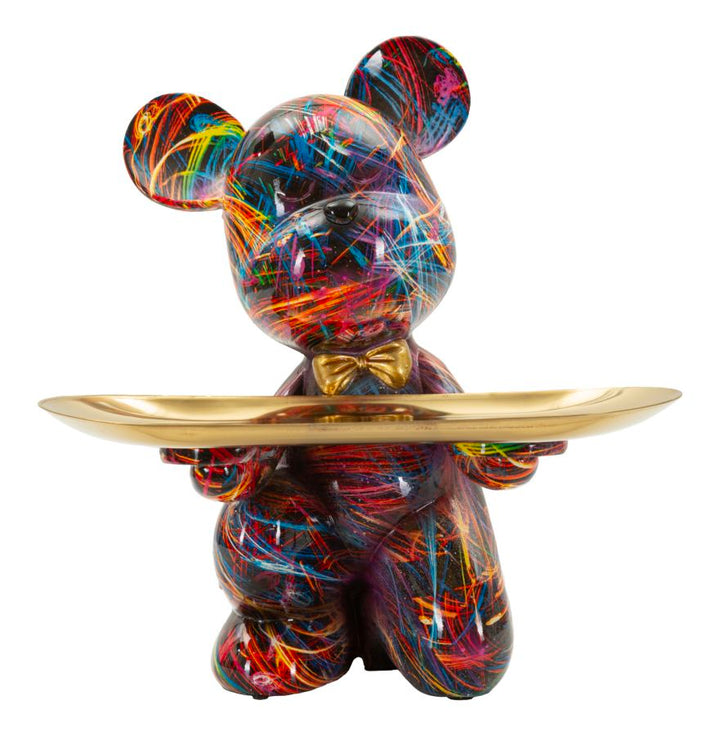Psyco Hund med Bakke -B- (17 x 15 x 22,5 cm)