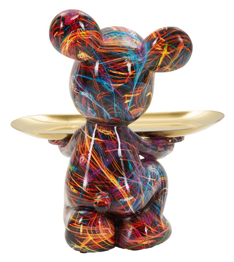 Psyco Hund med Bakke -B- (17 x 15 x 22,5 cm)