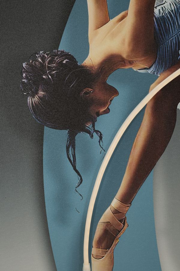 Lærredsbillede med ballerina