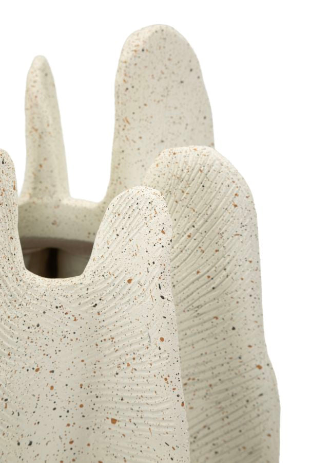 ESTER RESIN VASE CM Ø 23X50 (HOLE CM Ø 8)