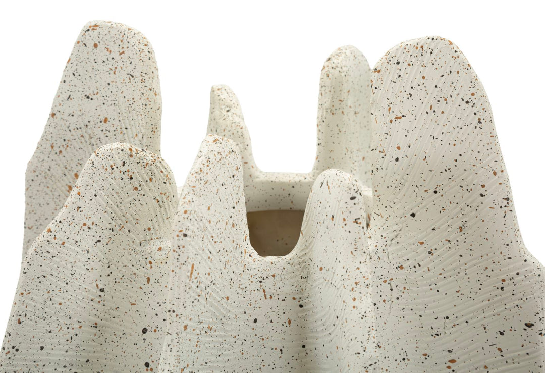 ESTER RESIN VASE CM Ø 26X40 (HOLE CM Ø 9)