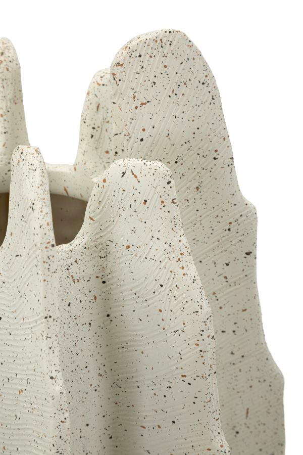 ESTER RESIN VASE CM Ø 26X40 (HOLE CM Ø 9)