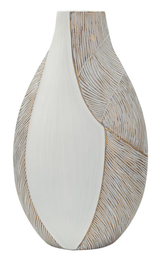 HO CHI MINH RESIN VASE CM 29,5X13,5X50 (HOLE CM 8X5)