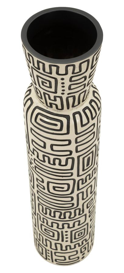 NAIROBI RESIN VASE CM Ø 15,5X65 (HOLE CM Ø 11,5)