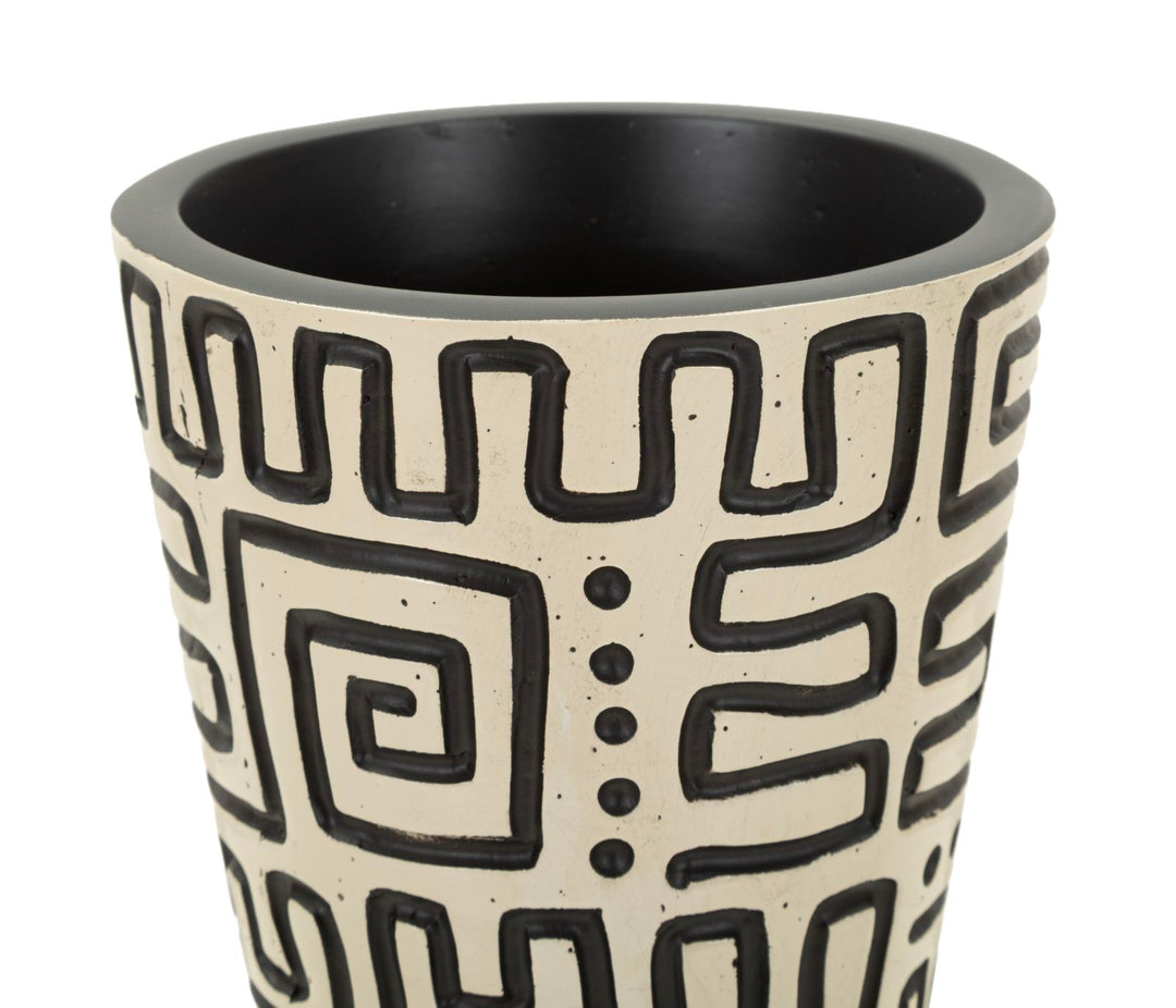 NAIROBI RESIN VASE CM Ø 15,5X65 (HOLE CM Ø 11,5)