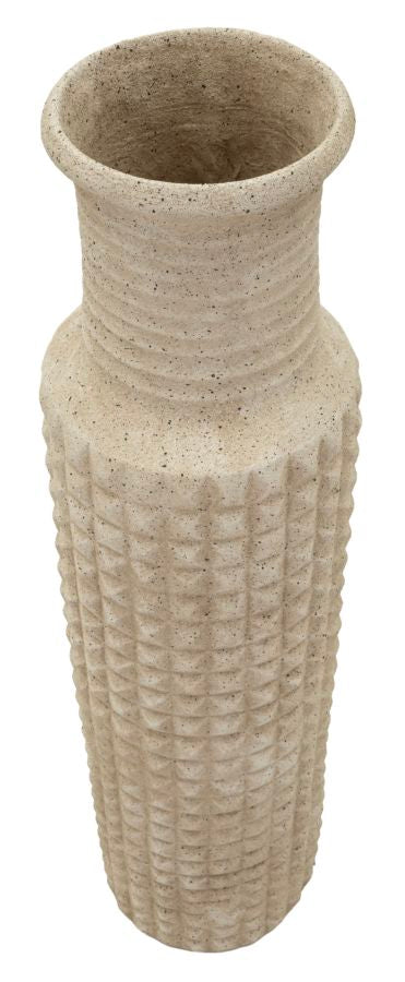 SAND OUTDOOR VASE CM Ø 28X110 (HOLECM Ø 18)