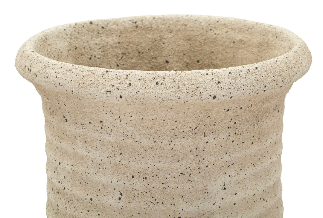 SAND OUTDOOR VASE CM Ø 28X110 (HOLECM Ø 18)
