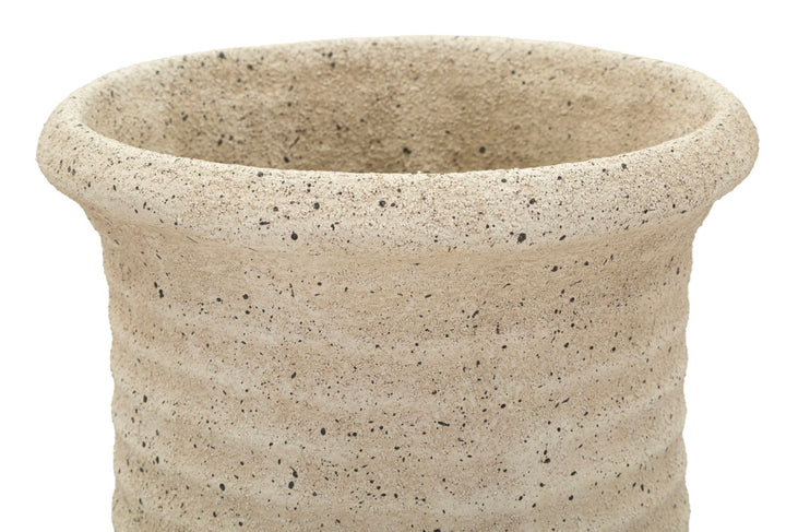 SAND OUTDOOR VASE CM Ø 28X110 (HOLECM Ø 18)