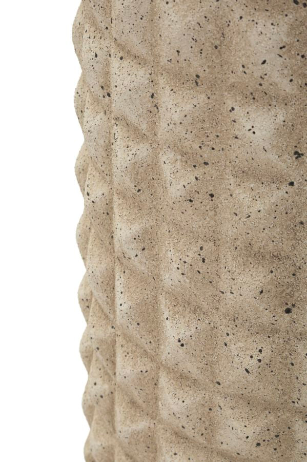 SAND OUTDOOR VASE CM Ø 28X110 (HOLECM Ø 18)