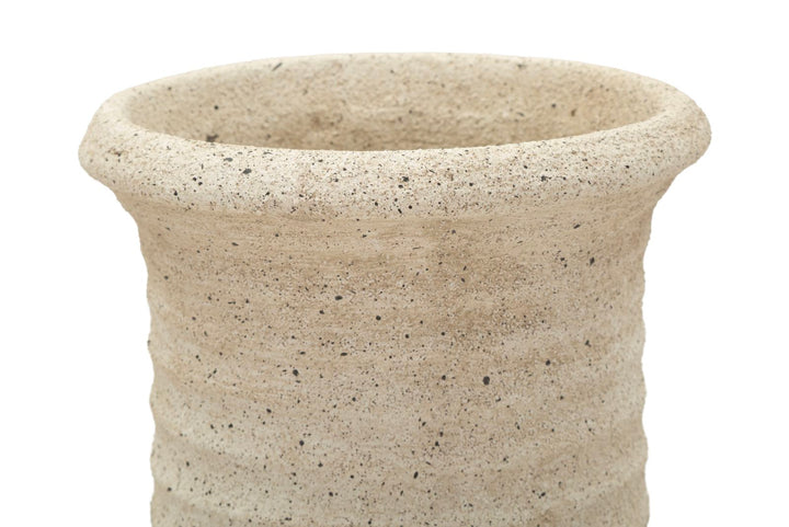 SAND OUTDOOR VASE CM Ø 24,5X97 (HOLE CM Ø 14)