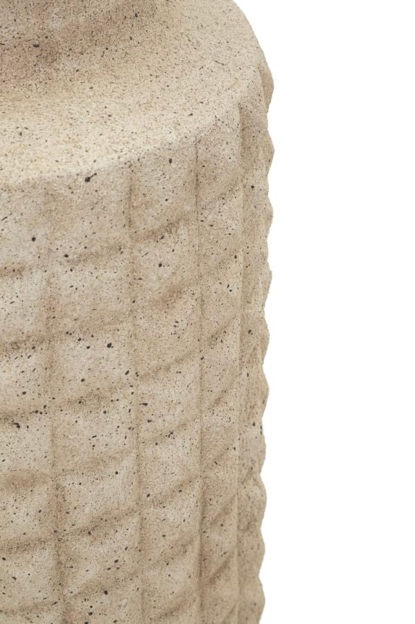 SAND OUTDOOR VASE CM Ø 24,5X97 (HOLE CM Ø 14)