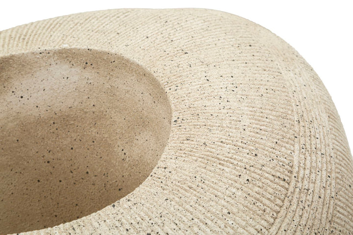 STONE VASE HOLDER CM 78,5X56X33,5 (HOLE CM Ø 28)