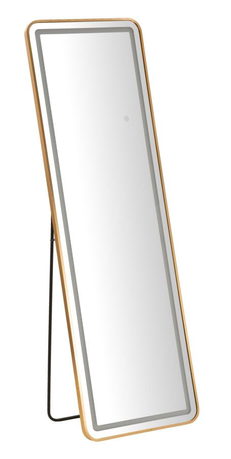 LED GULVSPEJL SIMPLE REKTANGULÆR CM 50X3-38X160 (3 LYSFARVER)