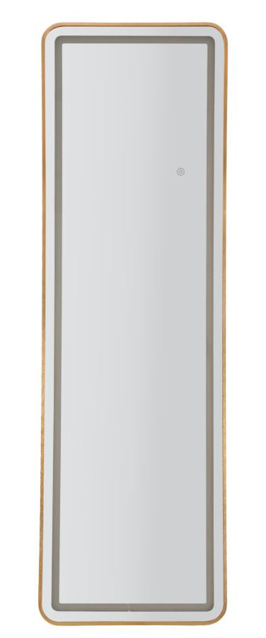 LED GULVSPEJL SIMPLE REKTANGULÆR CM 50X3-38X160 (3 LYSFARVER)
