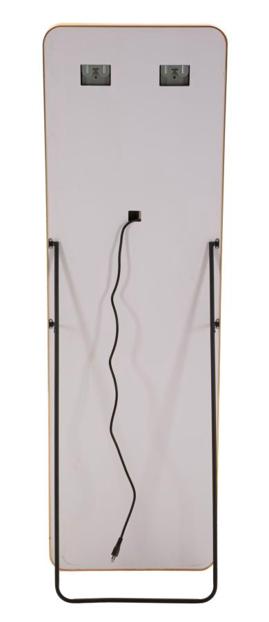 LED GULVSPEJL SIMPLE REKTANGULÆR CM 50X3-38X160 (3 LYSFARVER)