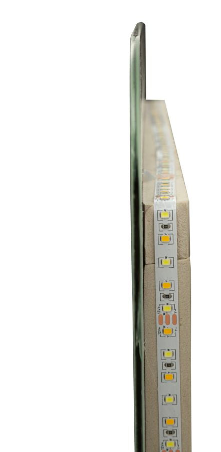LED VÆGSPEJL SIMPLE REKTANGULÆR CM 60X3,5X80 (3 LYSFARVER)