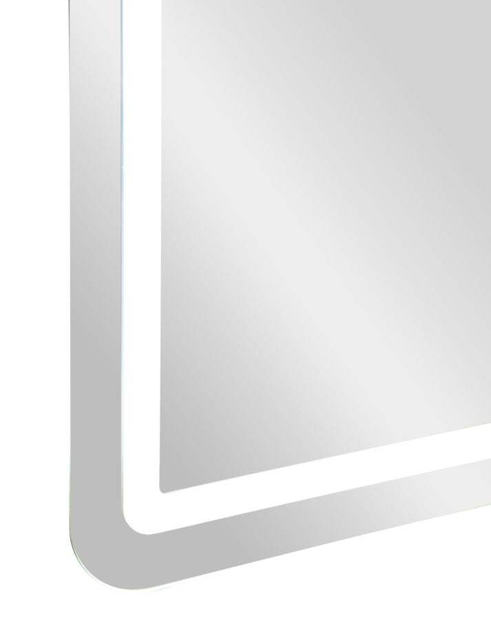 LED VÆGSPEJL SIMPLE REKTANGULÆR CM 60X3,5X80 (3 LYSFARVER)